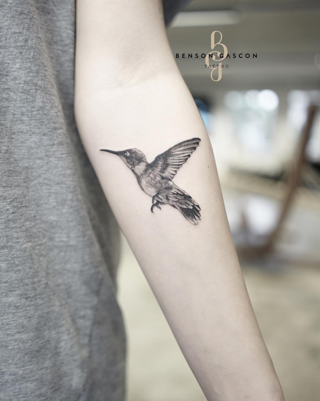 By East Iz singleneedle fineline tattoo eastssc shamrocksocialclub  eastiz hummingbird  Hummingbird tattoo Tattoos Single needle tattoo