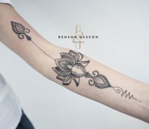 Benson Tattoo Studio Mandala Forearm Design Tattoo
