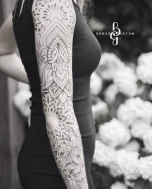 Benson Tattoo Studio Mandala Fullarm Tattoo Design