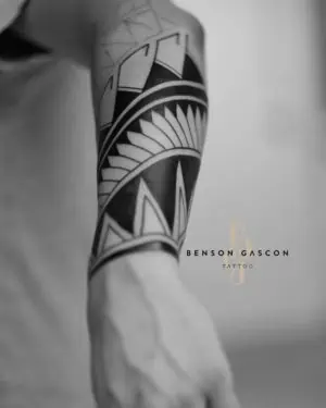 Benson Tattoo Studio Tribal Forearm Design Tattoo