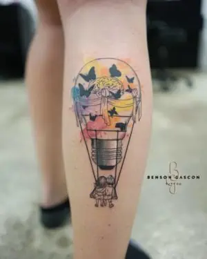 Benson Tattoo Studio Water Color Tattoo Design