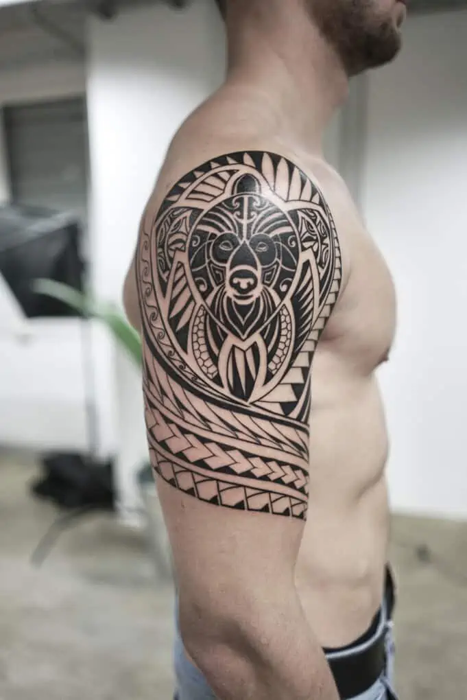 tatouage maori delt