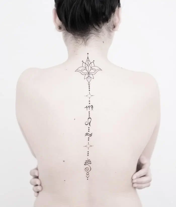Mandala Tattoo Rücken