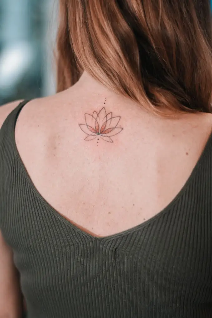 fineline flower back