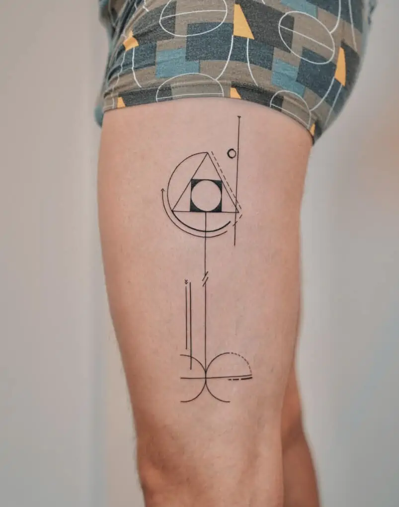 Best Coolest Geometric Tattoo Designs | Circletattoos.com
