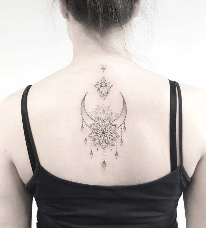 Share 93+ about mandala back tattoo super cool .vn