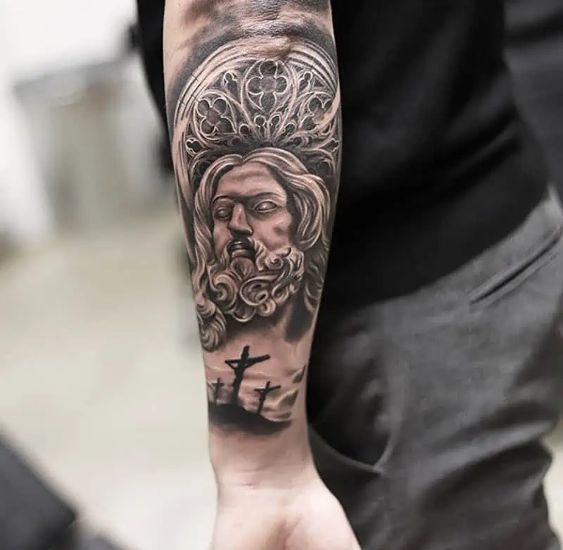 cross religion tattoo art